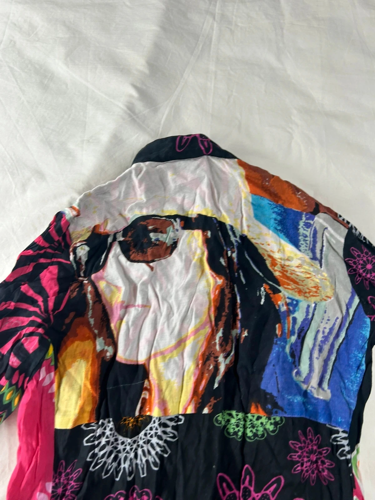 Desigual blouse met lange mouwen en multicolor vintage patroon – photo 15
